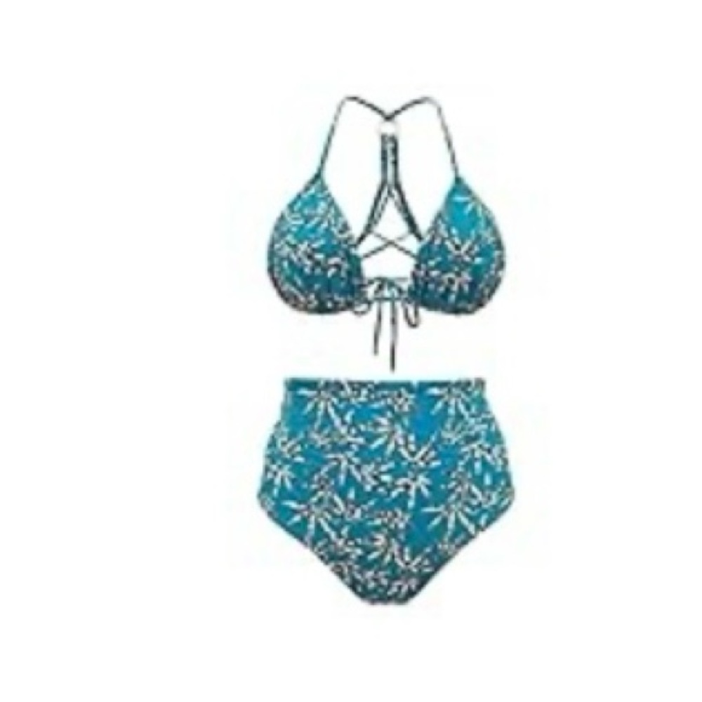 NWT BLUE ADRIANA DEGREAS Hemp Leopard Print Hot Pants - Size Med